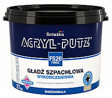 Шпатлевка Sniezka готовая ACRYL PUTZ FS20, 27кг Польша