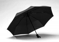 Складной зонт Кембридж черного цвета. Для нанесения логотипа, фото 1