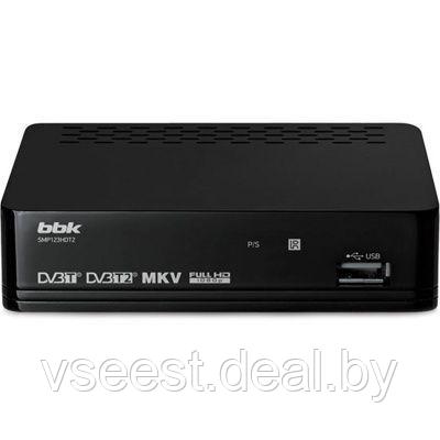 Ресивер BBK DVB-T SMP123 HDT2  цифровой телевизионный  тенмно-серый, фото 2