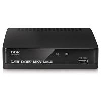 Ресивер BBK DVB-T SMP136HDT2 цифровой телевизионный черный,серый