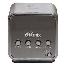 Портативная миниколонка Ritmix SP-220 (серебро)