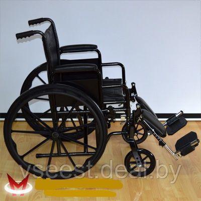 Инвалидная кресло-коляска 511B-41(41,46, 51 см) складная - фото 2 - id-p61565859