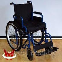 Инвалидная коляска 512AE-41(46,51) см стальная складная, фото 2