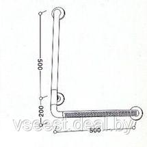 Поручень угловой для санитарно-гигиенических комнат 8808 под заказ 7-8 дней, фото 2