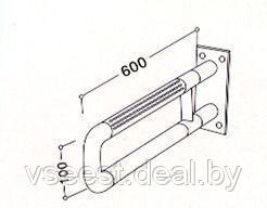 Поручень U - образный для санитарно-гигиенических комнат 8802 под заказ 7-8 дней - фото 4 - id-p61566018