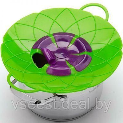 Крышка силиконовая «Невыкипайка» (Silicone Cooking Spill Stopper Lid) TK 0081 - фото 7 - id-p61566246