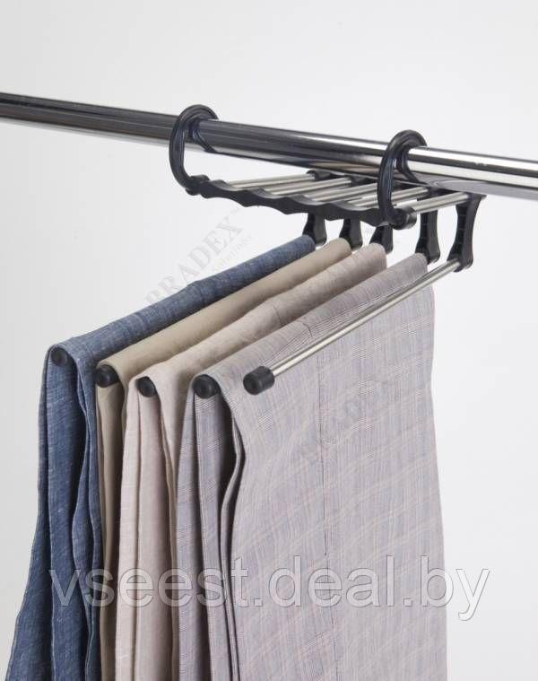 Вешалка для брюк 5 в1 «Гинго» (Magic trousers hanger) TD 0221 - фото 3 - id-p61566247