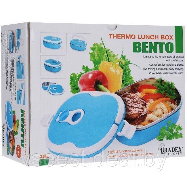 Термо ланч-бокс Bento (Lunch box(0.9L)) TK 0049 - фото 8 - id-p61566255