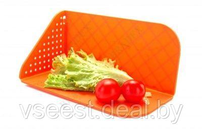 Доска-дуршлаг кухонная многофункциональная (Сutting plastiс board colander) TK 0153, фото 2