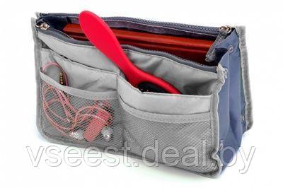 Органайзер для сумки «Сумка в сумке» серый (Dual Bag In Bag(Gray)) TD 0339 - фото 6 - id-p61566402