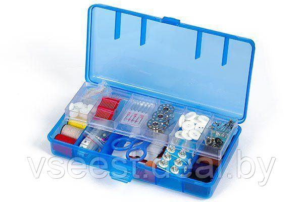 Набор для шитья, 100 предметов в пластиковой коробке (Sewing kits 100pcs)TD 0134 - фото 2 - id-p61566427