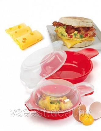 Формочки для  омлета и яичницы в микроволновой печи Здоровый завтрак TK 0149, фото 2
