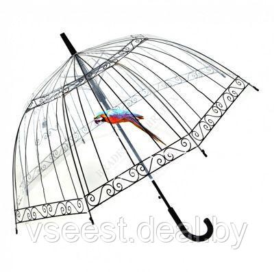 Зонт-трость Пташка в клетке (Umbrella Bird in cage) SU 0010 - фото 3 - id-p61566545