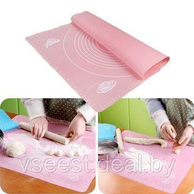 Коврик силиконовый с разметкой (Silicone rolling cut mat) TK 0190, фото 2