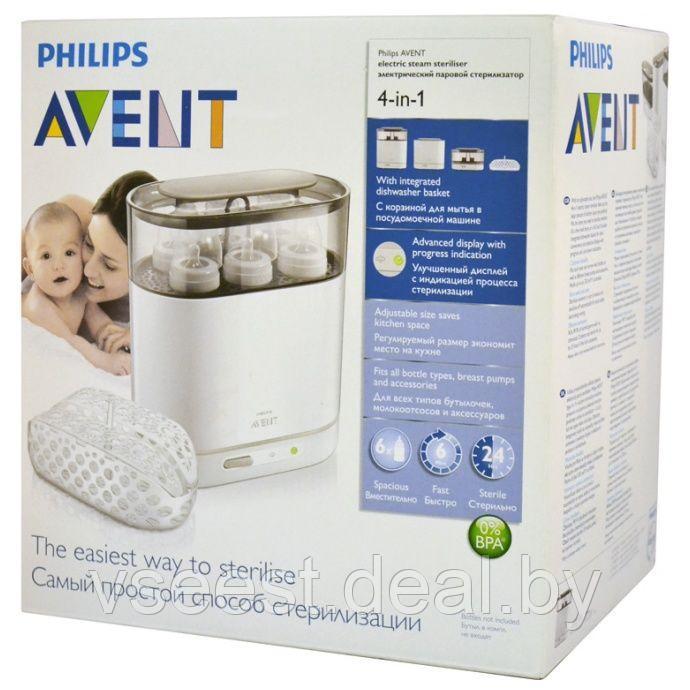 Электрический стерилизатор 4-в-1( без бутылочек) Philips Avent SCF286/03 - фото 7 - id-p61566641