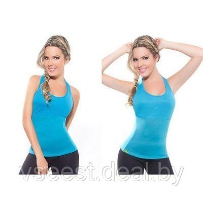 Майка для похудения «Body shaper», размер S-XXXXL (голубой) SF 0133-SF 0139