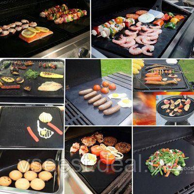 Набор антипригарных ковриков для гриля и духовки (Grill&Bake Mats) TK 0194 - фото 4 - id-p61566692