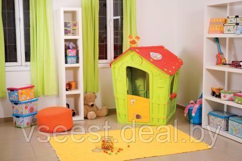 Детский Игровой Домик Keter - Magic Playhouse , салатовый/малиновый 231596 (spr) - фото 4 - id-p61566849