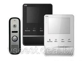 Комплект цветного видеодомофона CTV-DP2400ТМ (W/B) (asd)