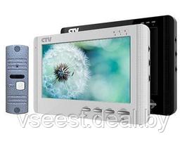 Комплект цветного видеодомофона CTV-DP1700 (W/B) (asd)