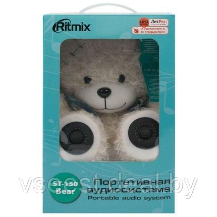 Портативная аудиосистема Ritmix ST-150  Bear White ( ios ), фото 2