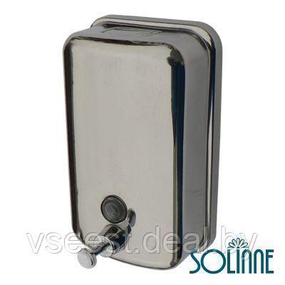 Дозатор для жидкого мыла Solinne ТМ 801 (500мл) нержавейка, глянец (fl)