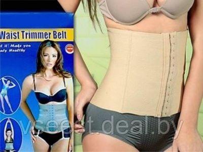 Корректирующий пояс корсет Waist Trimmer Belt (L), фото 2