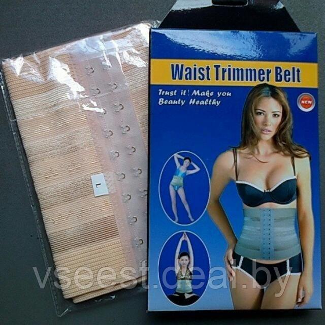 Корректирующий пояс корсет Waist Trimmer Belt (L) - фото 2 - id-p61567342