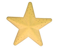 Светильник настенный детский Звезда Желтая (L)