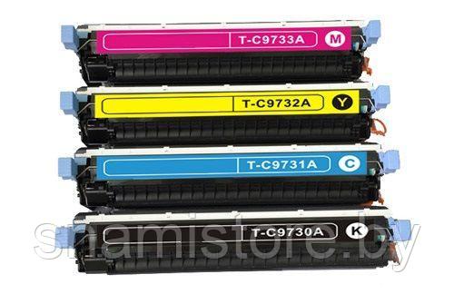 Тонер картридж HP 5500, 5550, Canon icc 3500, 2710, 2810, 5700, 5800 (SPI) желтый с чипом