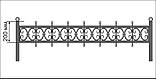 Ограждения из металла для придомовой территории, парковых зон, ритуальные установка, фото 4