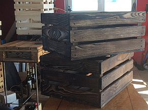 Ящик декоративный деревянный брашированный, фото 2