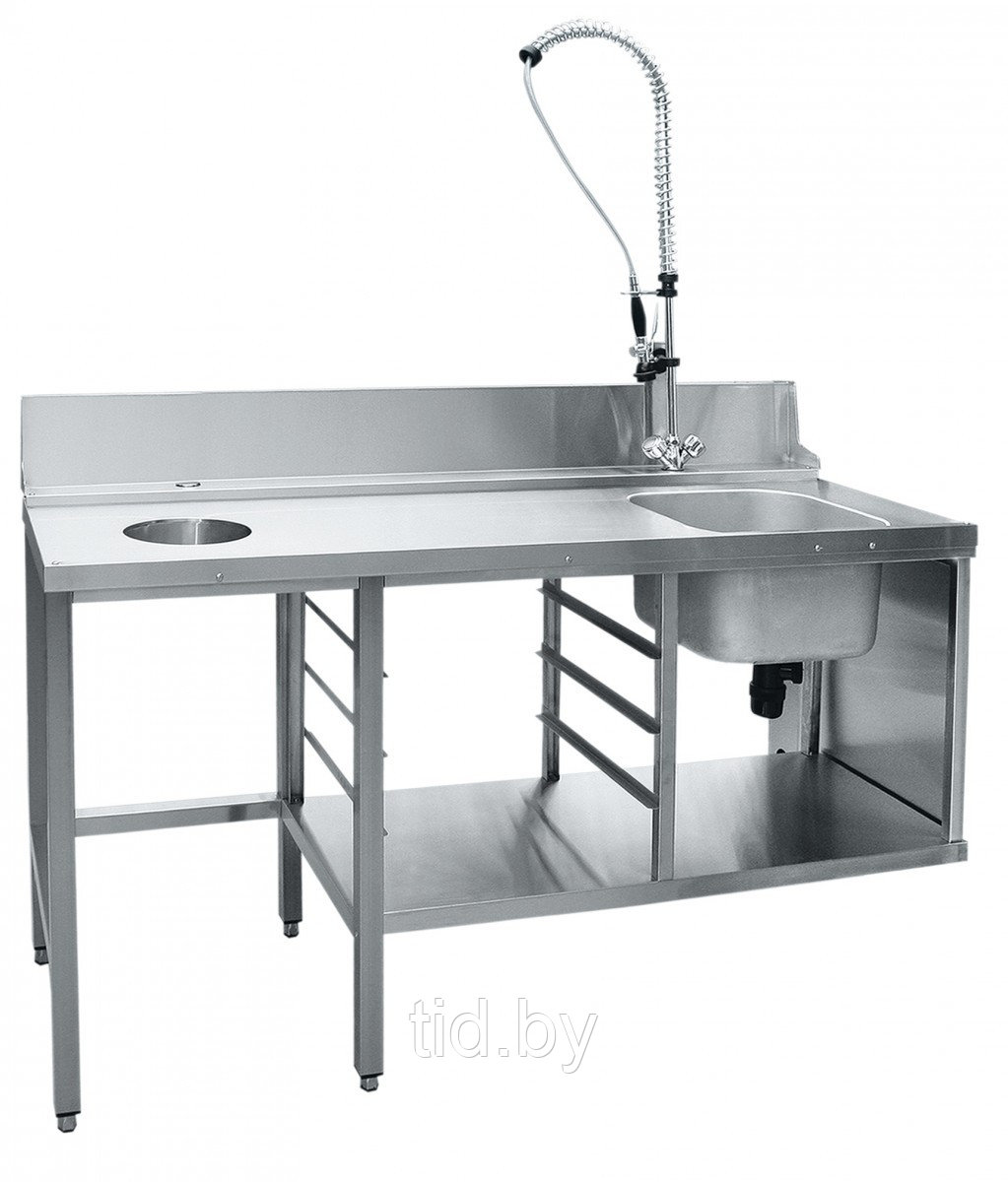 Стол предмоечный СПМП-6-7 для купольных посудомоечных машин МПК - фото 1 - id-p61632567