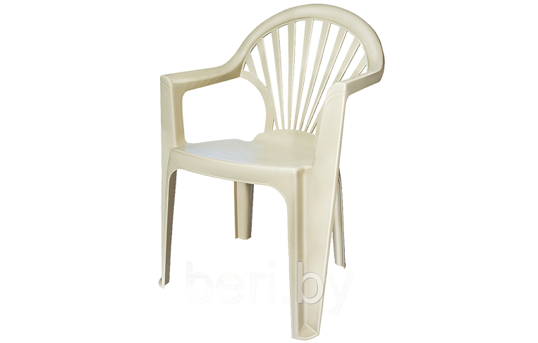 Кресло "Венеция" пластиковое для дачи, стул пластиковый elf-230 - фото 1 - id-p61633222
