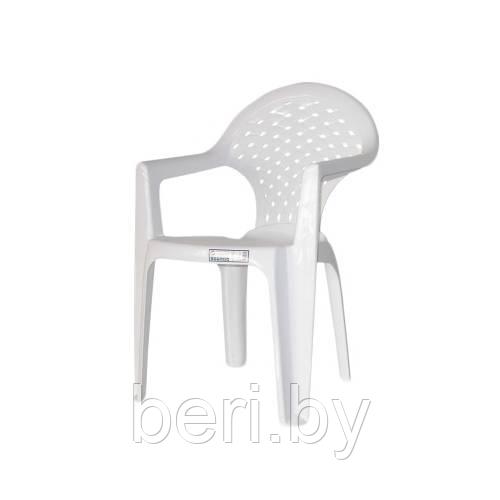 Кресло "Ривьера" пластиковое для дачи, стул пластиковый elf-179
