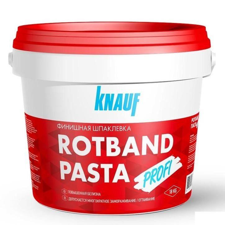 Knauf Rotband Pasta Profi финишная белая шпатлевка для внутренних работ, РФ, 18кг