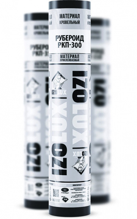 Рубероид РПП-300 Izolux рулон 10 м2 РБ (ПТ ООО "Тайфун") - фото 1 - id-p61635575