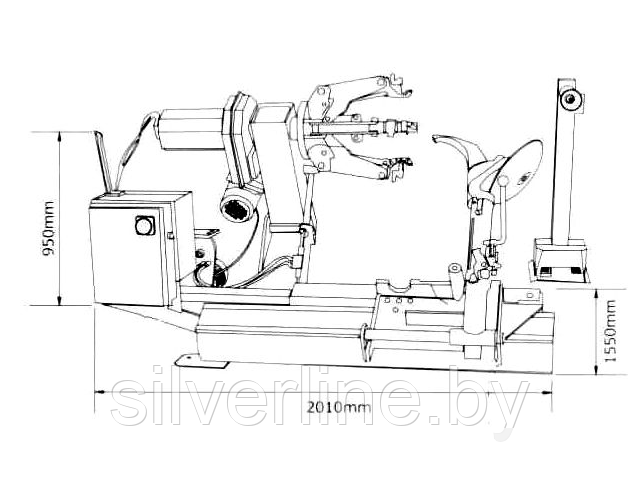 Шиномонтажный стенд для колес грузовых автомобилей NORDBERG 46TRK (Испания) - фото 2 - id-p2510015