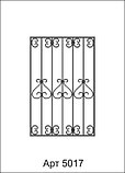 Решетки металлические кованые  арт. 5016-5020 для окон и дверей, фото 3
