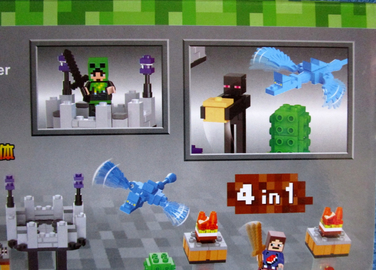 Конструктор синий дракон Майнкрафт Minecraft ZB253C - фото 4 - id-p61681816