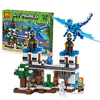 Конструктор LELE синий дракон Micro World Майнкрафт 548 деталей (Minecraft 79253)