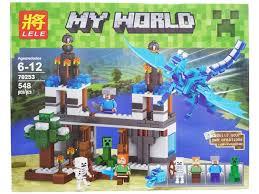 Конструктор LELE синий дракон Micro World Майнкрафт 548 деталей (Minecraft 79253) - фото 2 - id-p61681826
