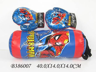 Набор для бокса "Человек-паук" с перчатками 2024
