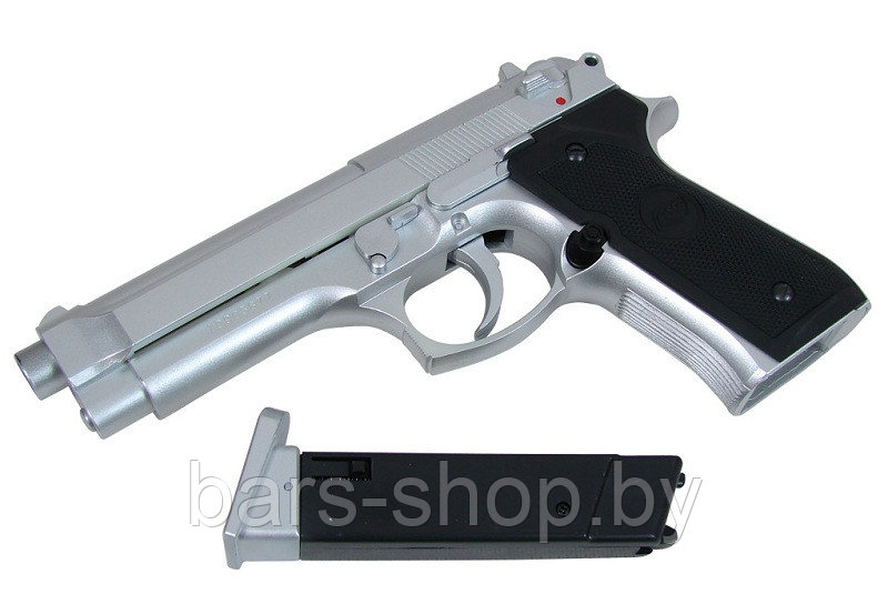 Пистолет ASG M92FS Хром - фото 4 - id-p61682130