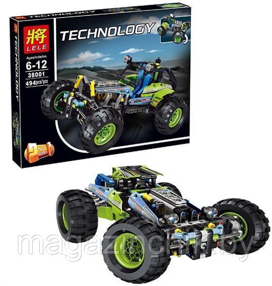 Конструктор Decool 38001 Внедорожник 2 в 1, 494 дет. аналог Лего Техник LEGO Technic 42037