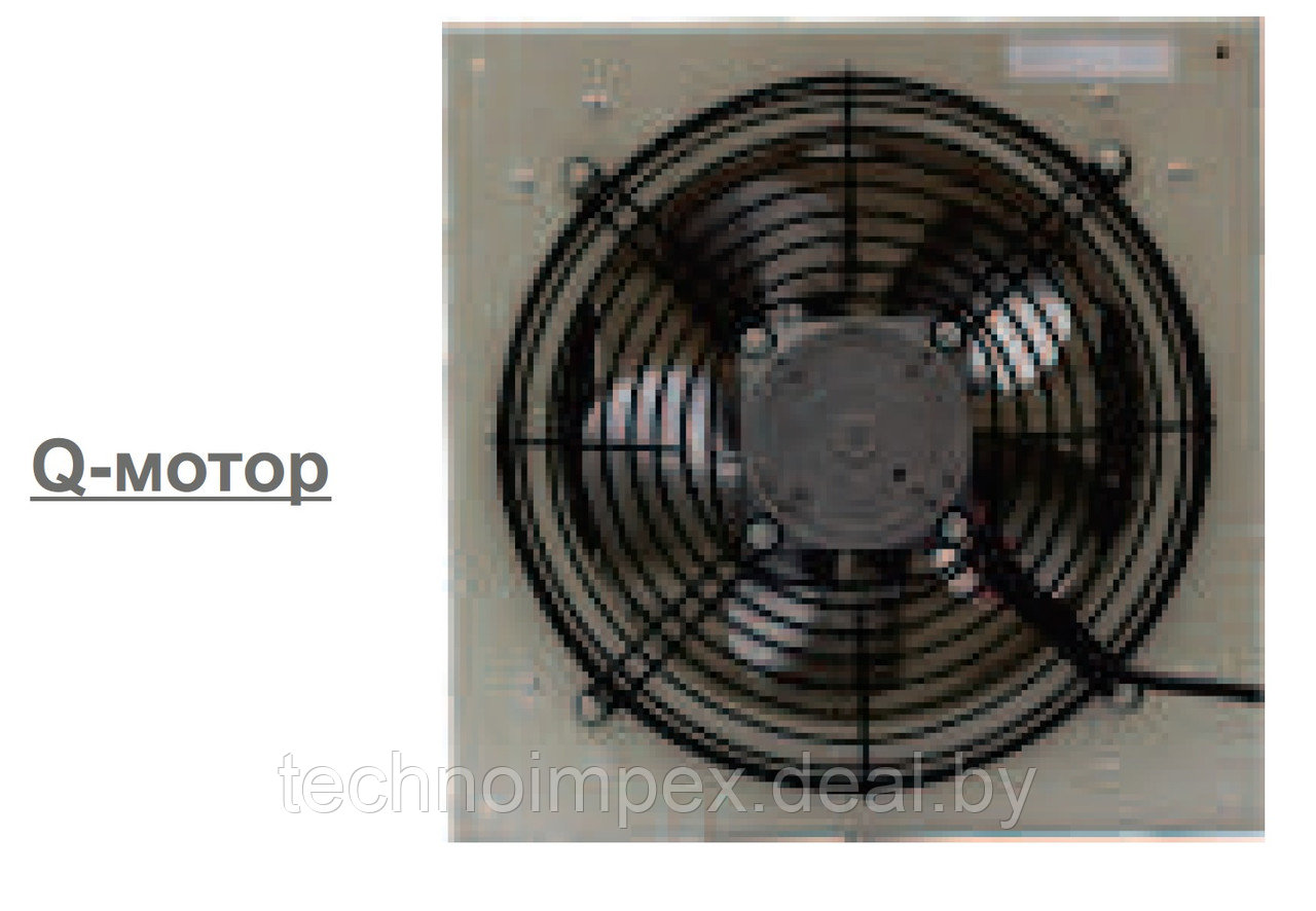 Вентилятор осевой стенной В0-2,3-Q10/4E - фото 1 - id-p61694585