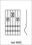 Решетки металлические кованые арт. 5036-5042 на окна и двери изготовление и монтаж , фото 5