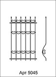 Решетки металлические кованые арт. 5043-5048 на окна и двери изготовление и монтаж, фото 4
