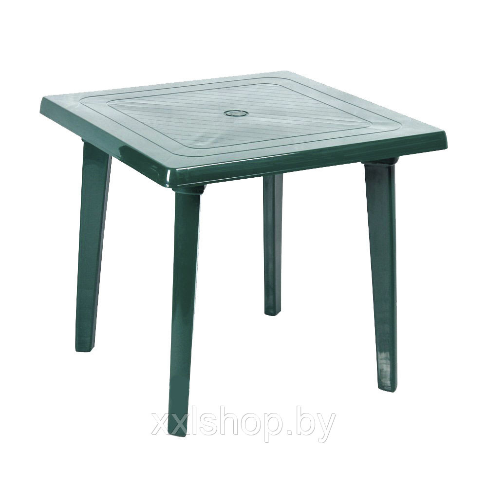 Стол пластиковый квадратный 80*80, (зелёный) - фото 1 - id-p61701898