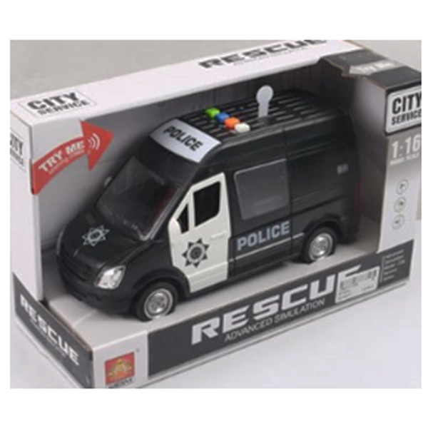 Инерционная Полицейская машина 1:16 (свет и звук) Rescue WY590C - фото 2 - id-p61722350